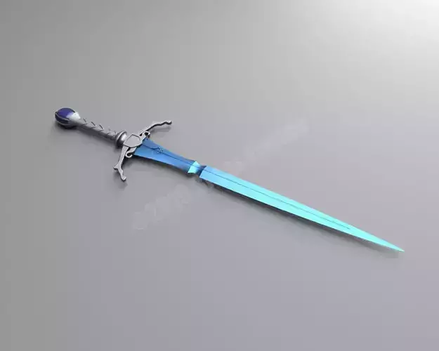 Brisingr Sword - Eragon - Inheritance Series 3D Printable 3D print model