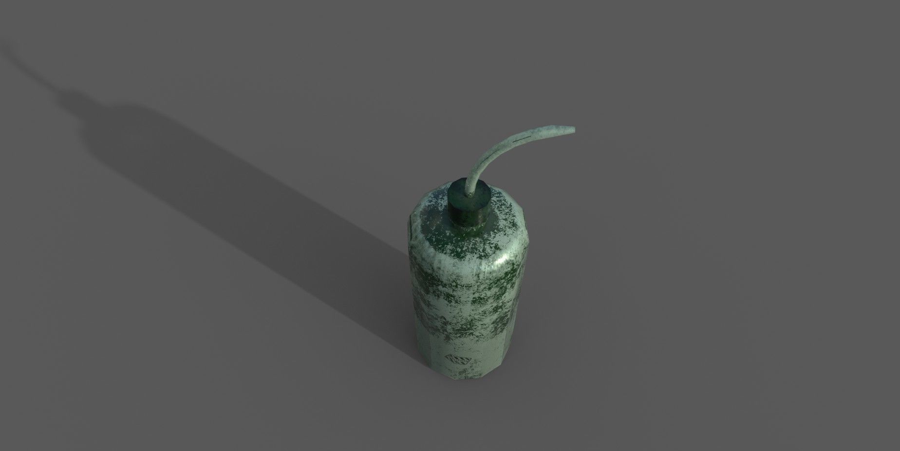 Pissette syringe Low-poly 3D model_8