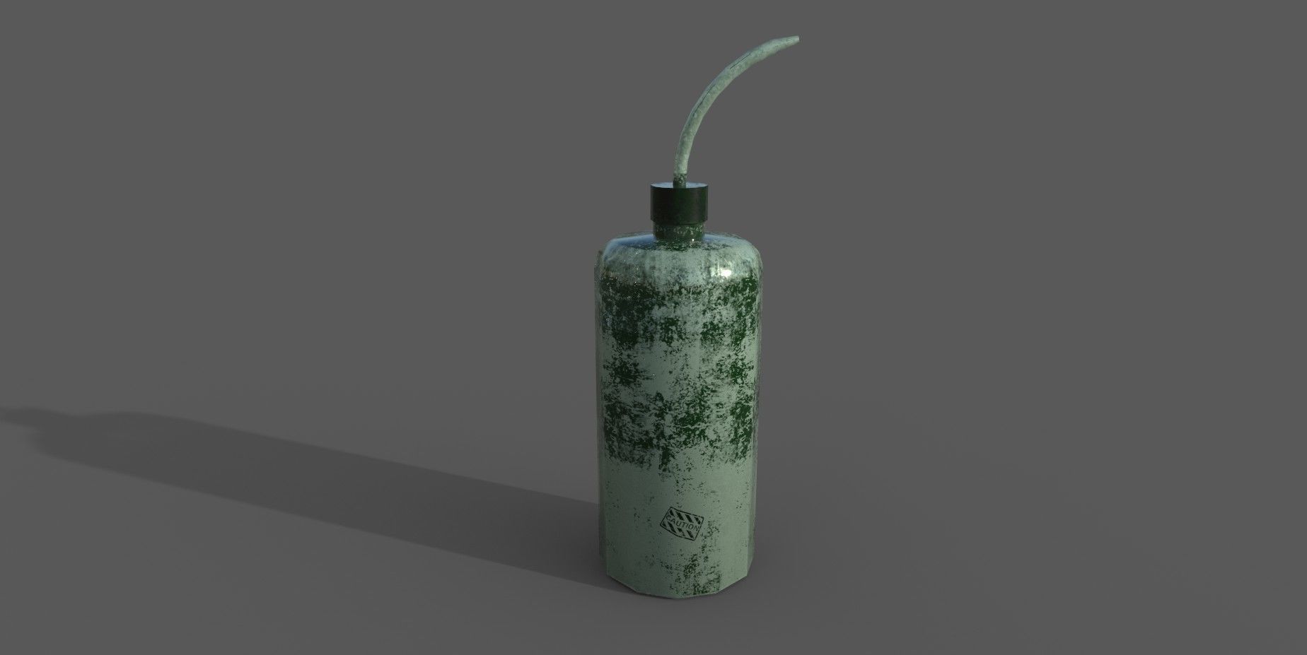 Pissette syringe Low-poly 3D model_7