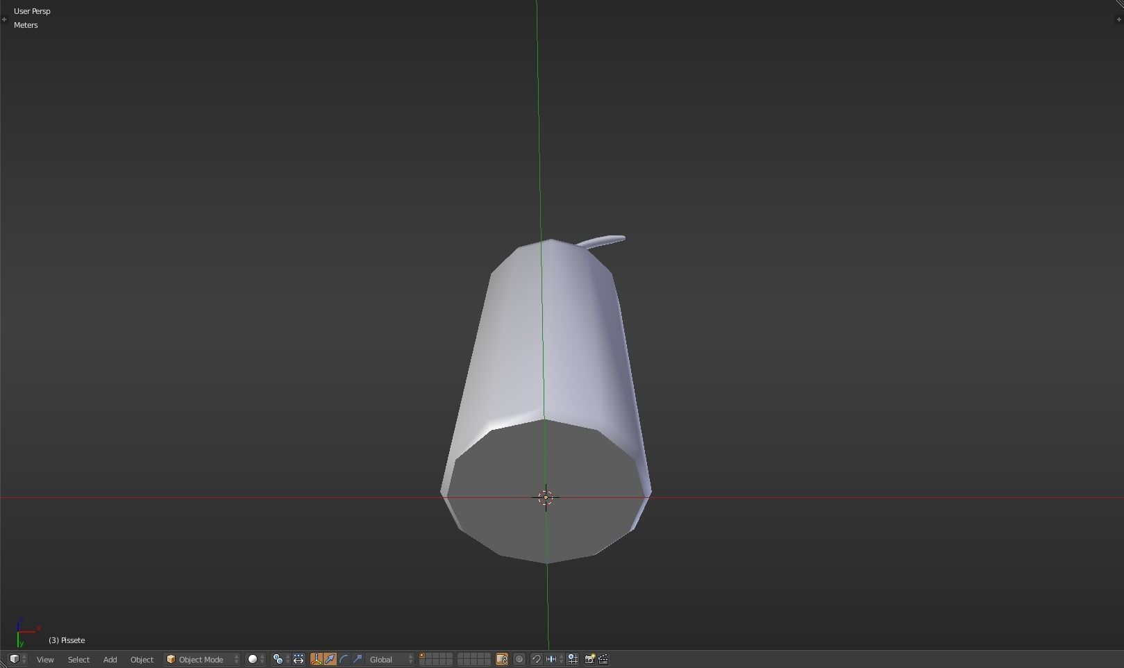 Pissette syringe Low-poly 3D model_40