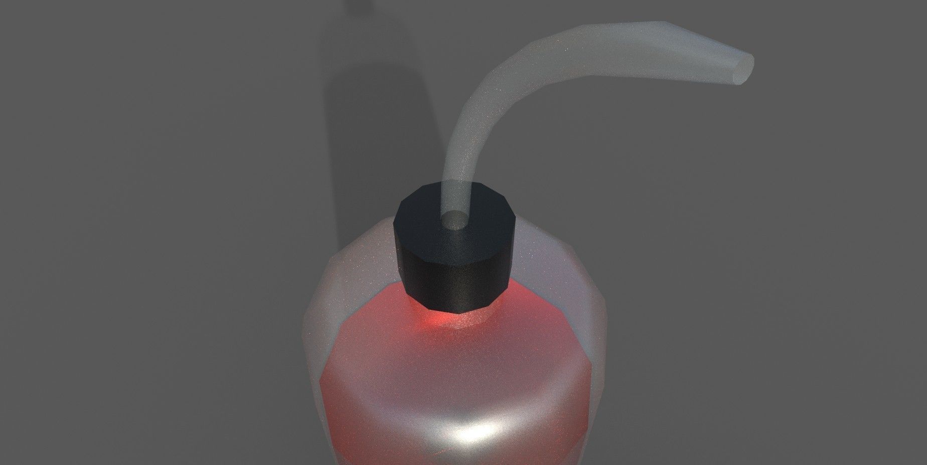 Pissette syringe Low-poly 3D model_5