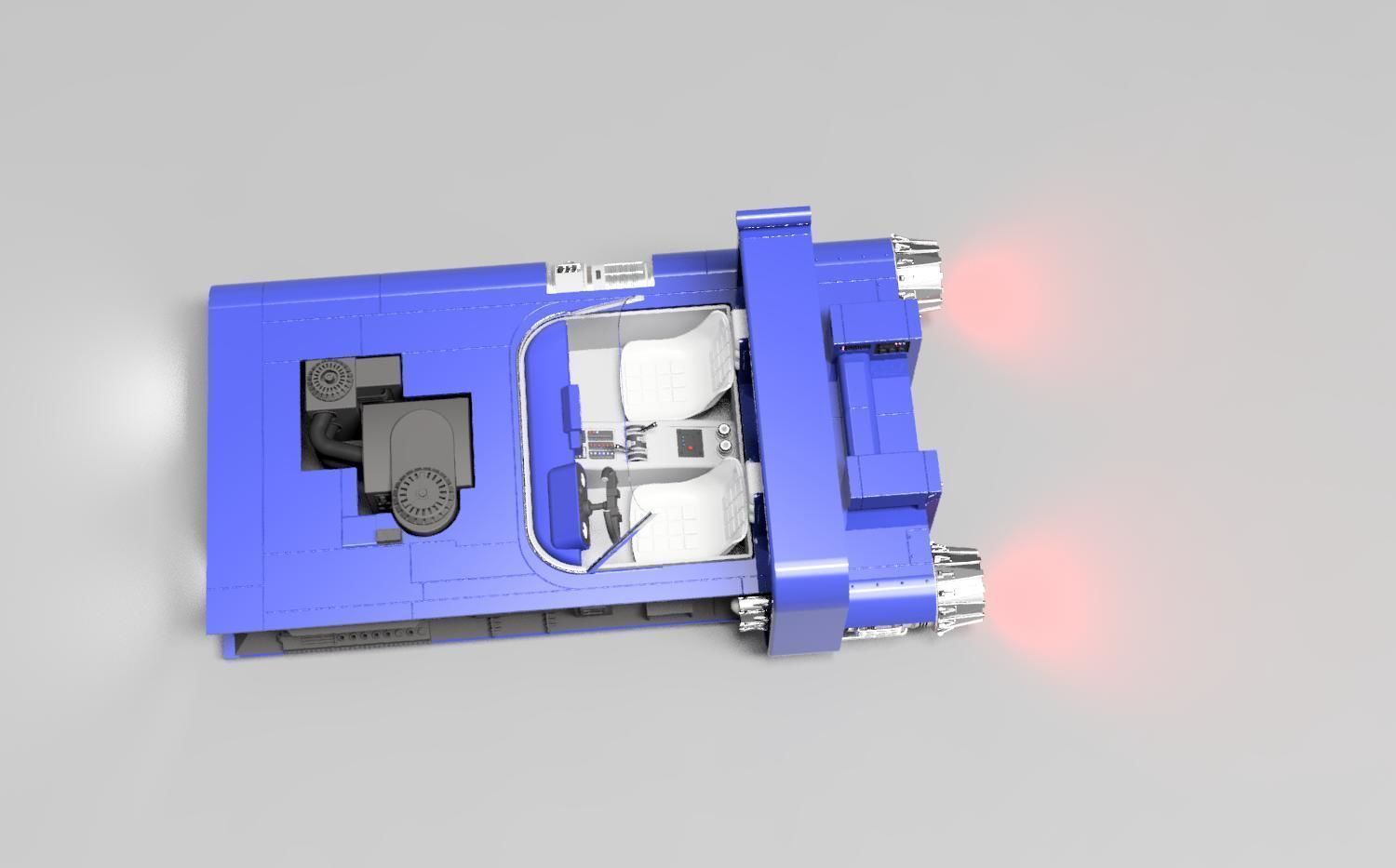 Star Wars Han Solo Speeder 3D print model_15