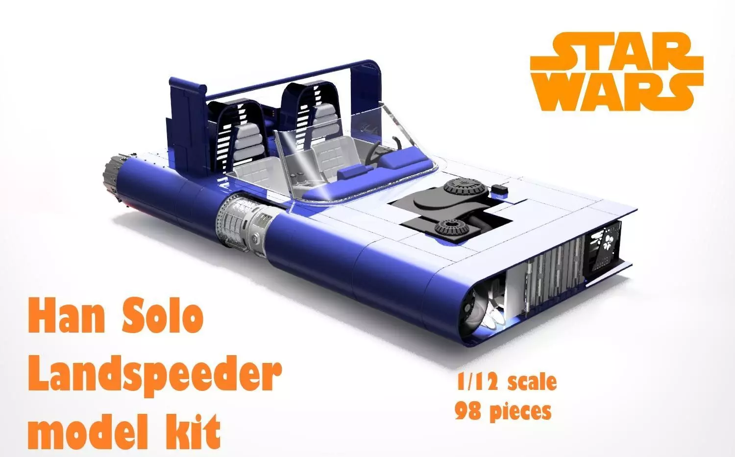 Star Wars Han Solo Speeder 3D print model_0