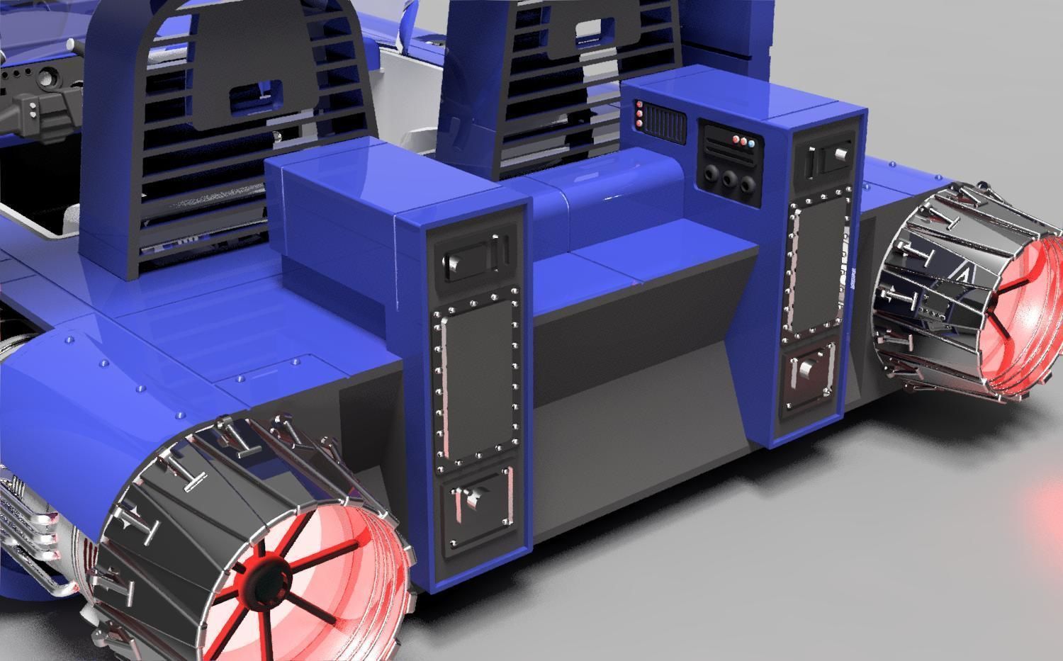 Star Wars Han Solo Speeder 3D print model_16