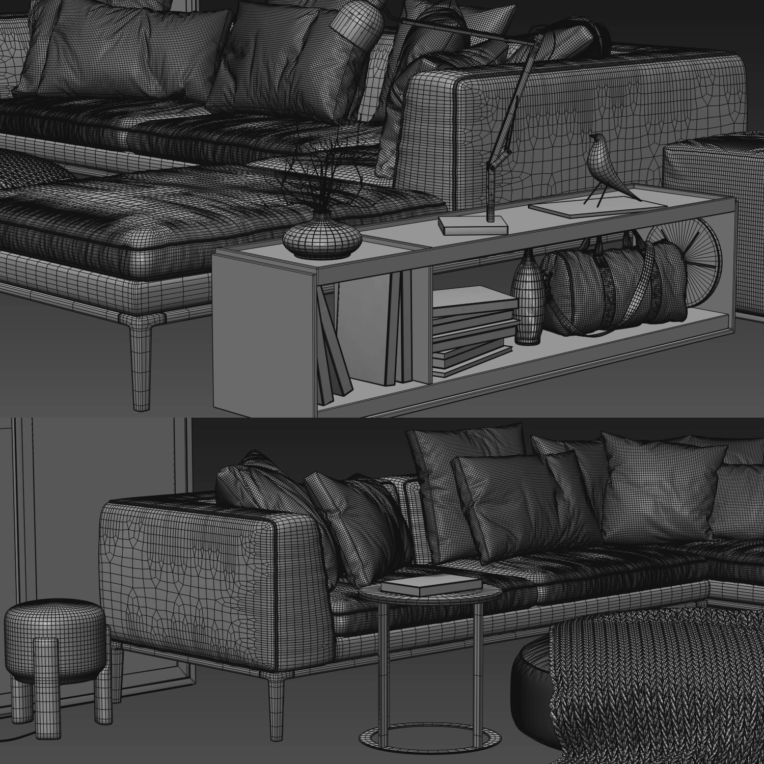Sofa Colection 01 - 10 Items 3D model_2