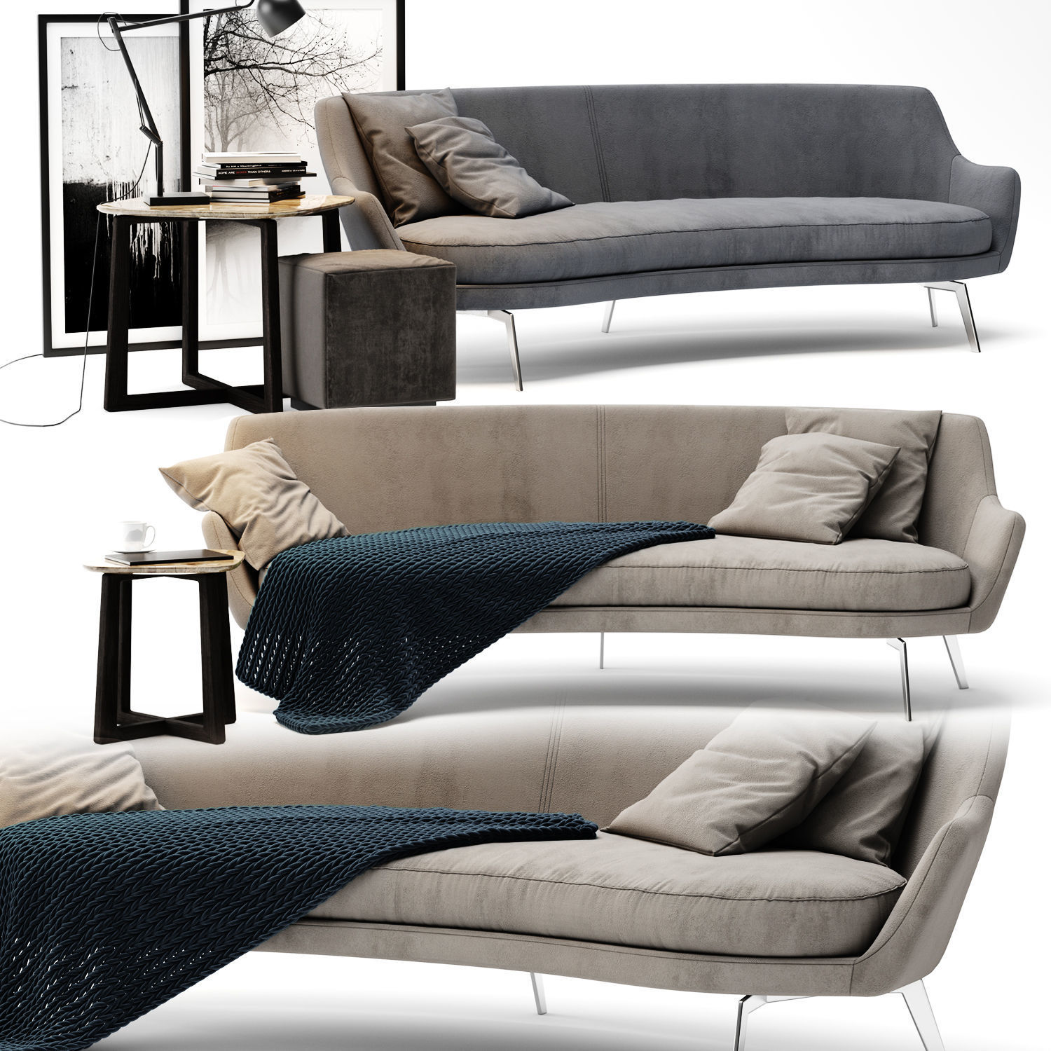 Sofa Colection 01 - 10 Items 3D model_9