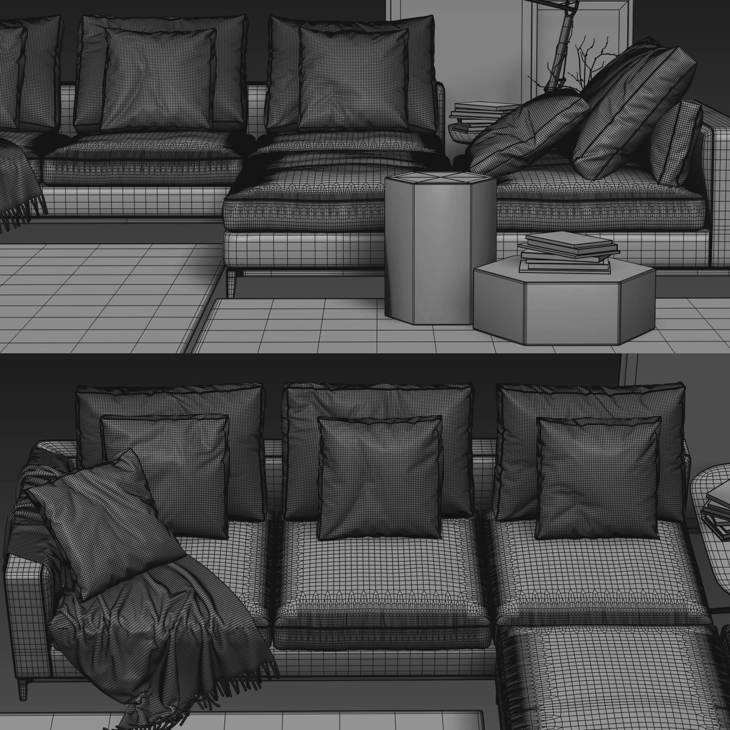Sofa Colection 01 - 10 Items 3D model_20