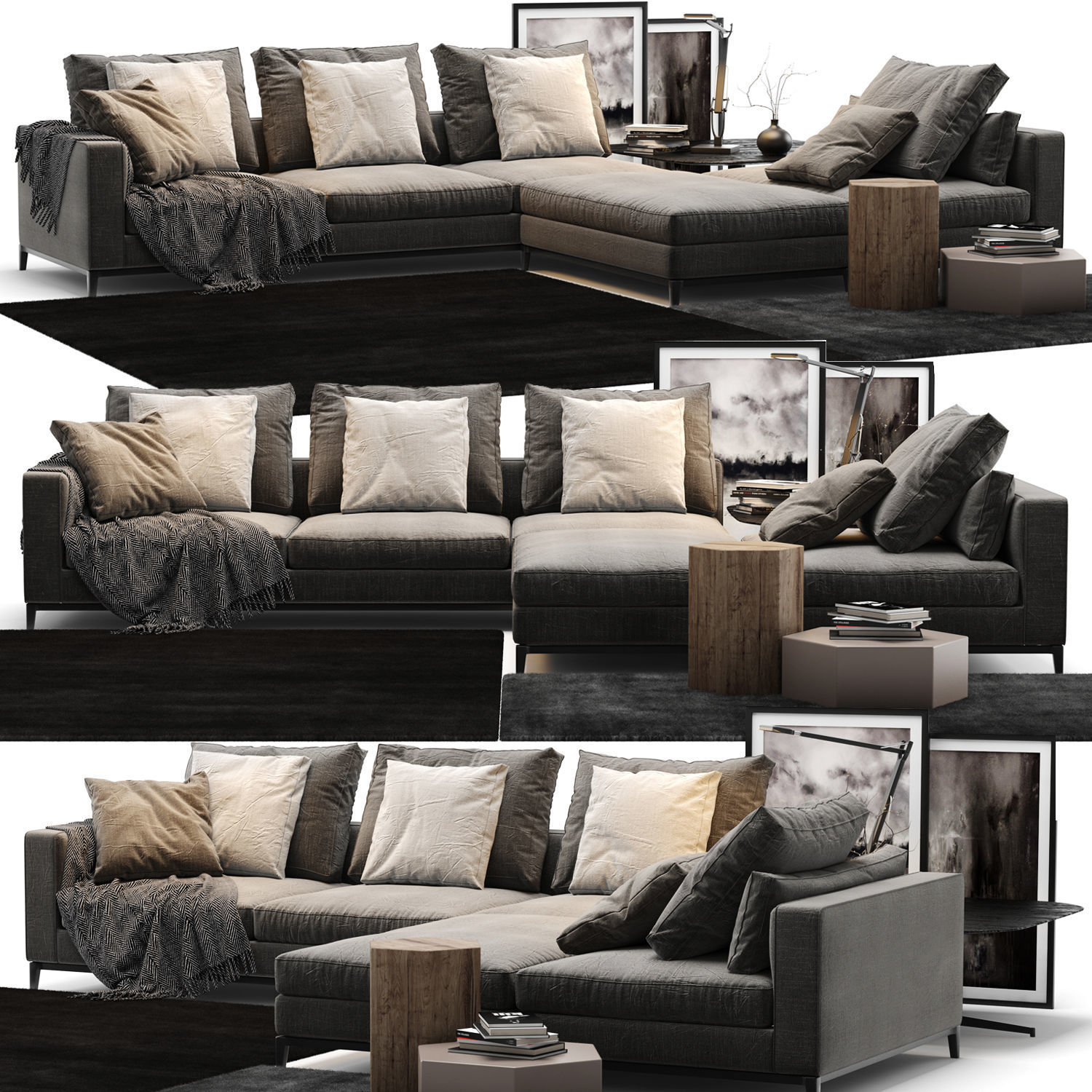 Sofa Colection 01 - 10 Items 3D model_19