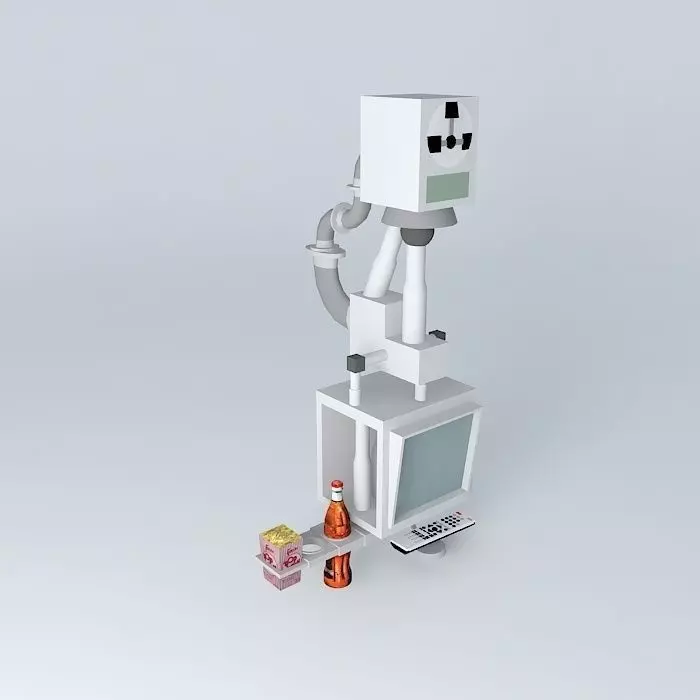 Mobile television Free 3D model