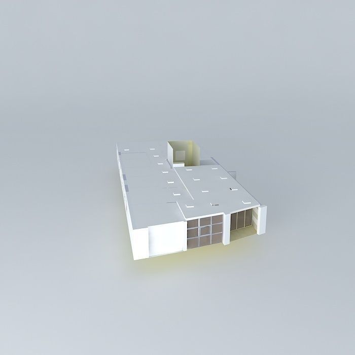 Hospital 0 floor Free 3D model_2