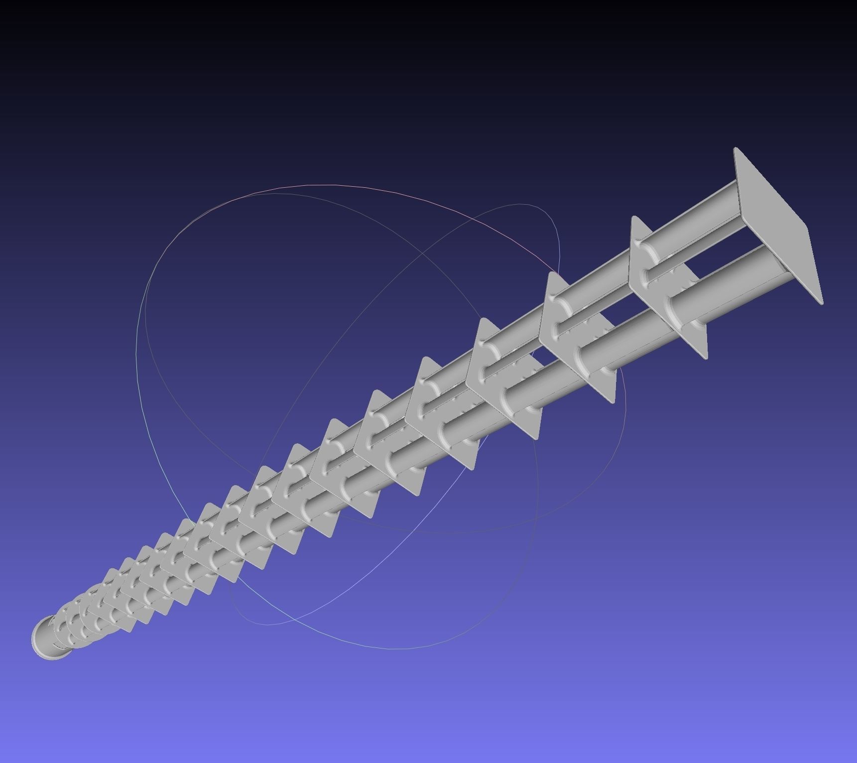Cheap VAWT Vertical Wind Turbine Model 3D model 3D printable | CGTrader