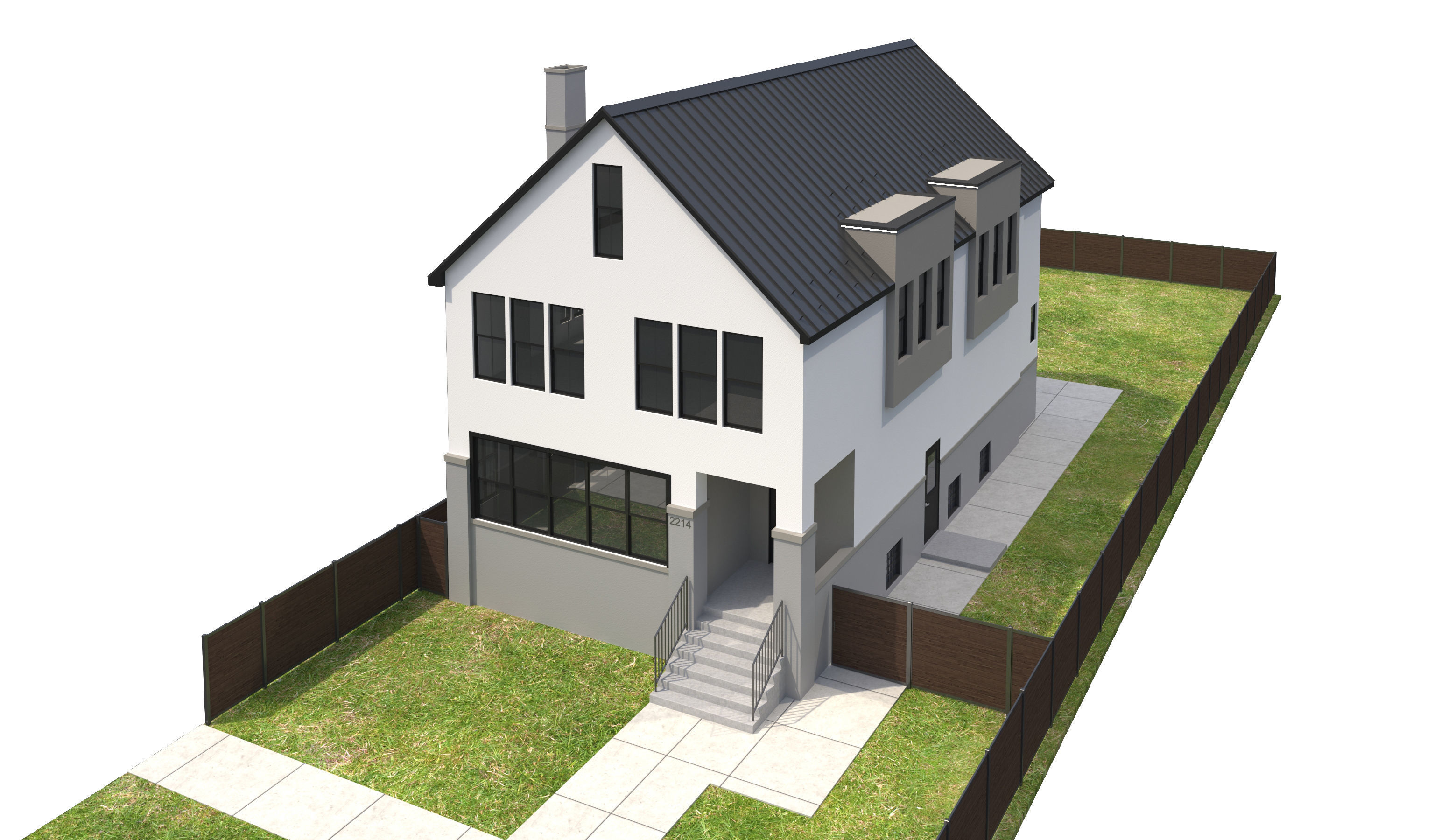 House-100 3D model_5