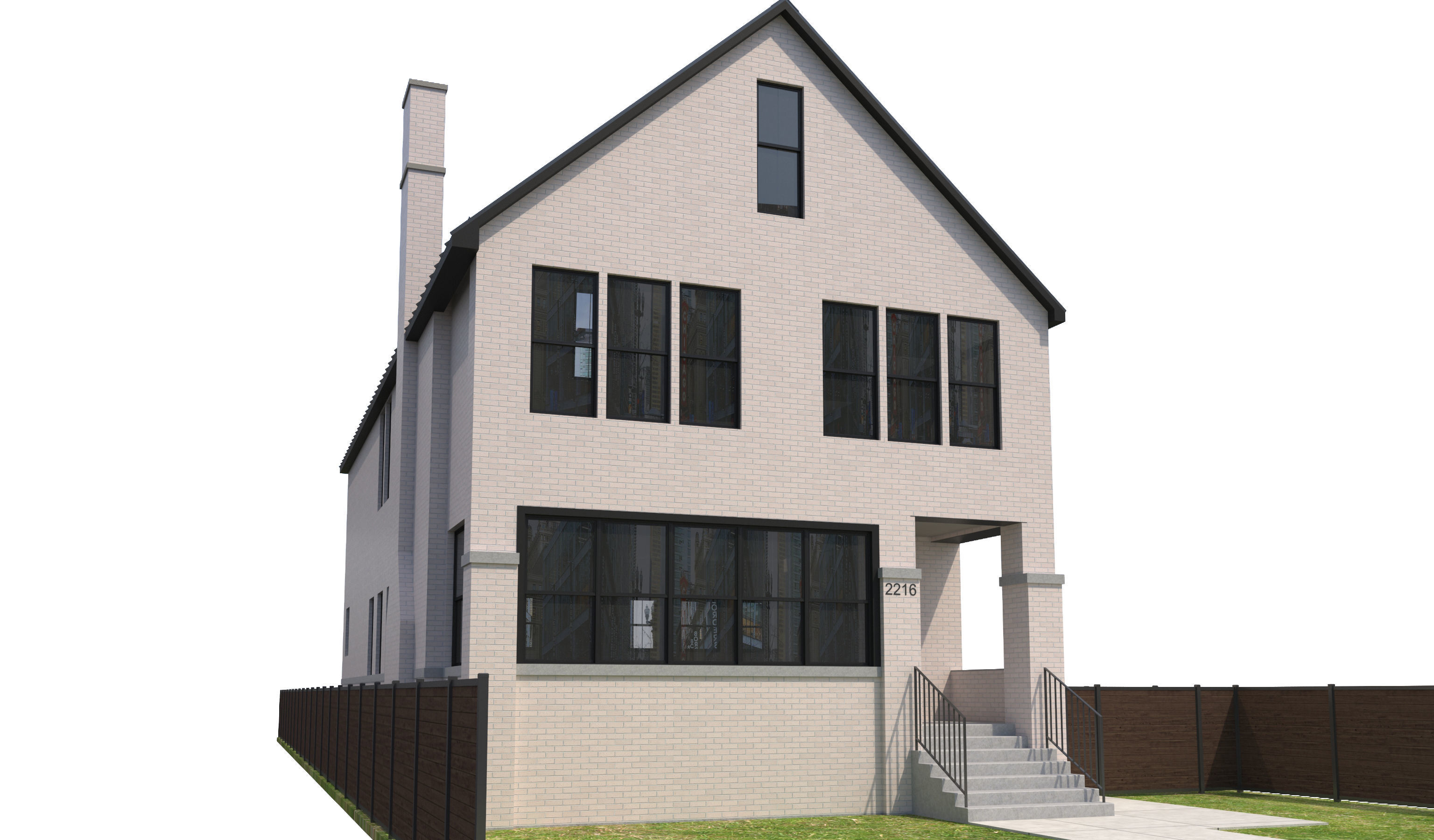 House-102 3D model_2