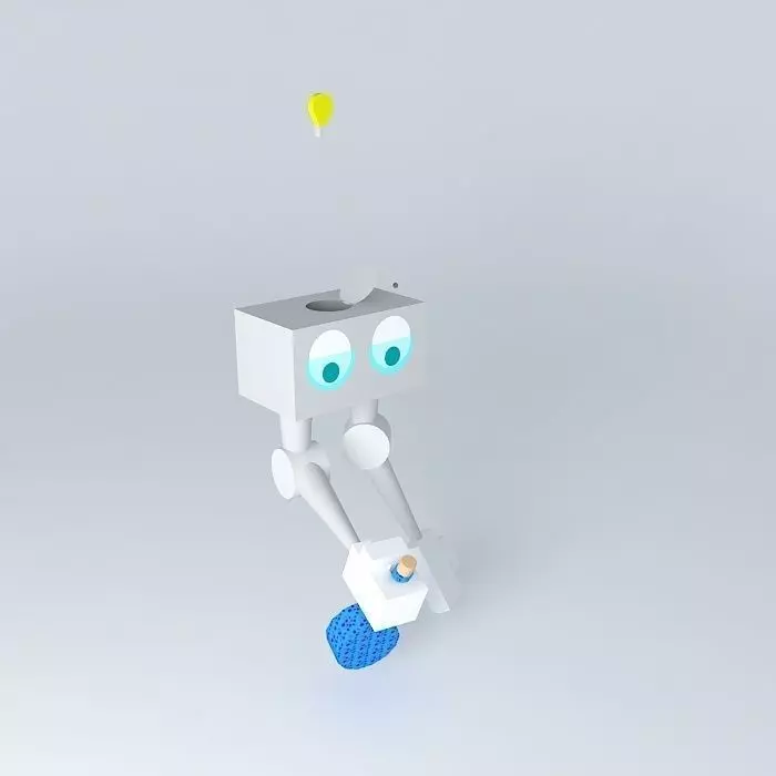 Robotic Scientist Free 3D model_0