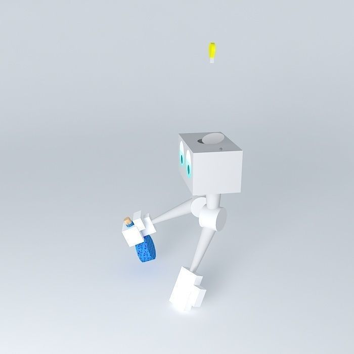 Robotic Scientist Free 3D model_2