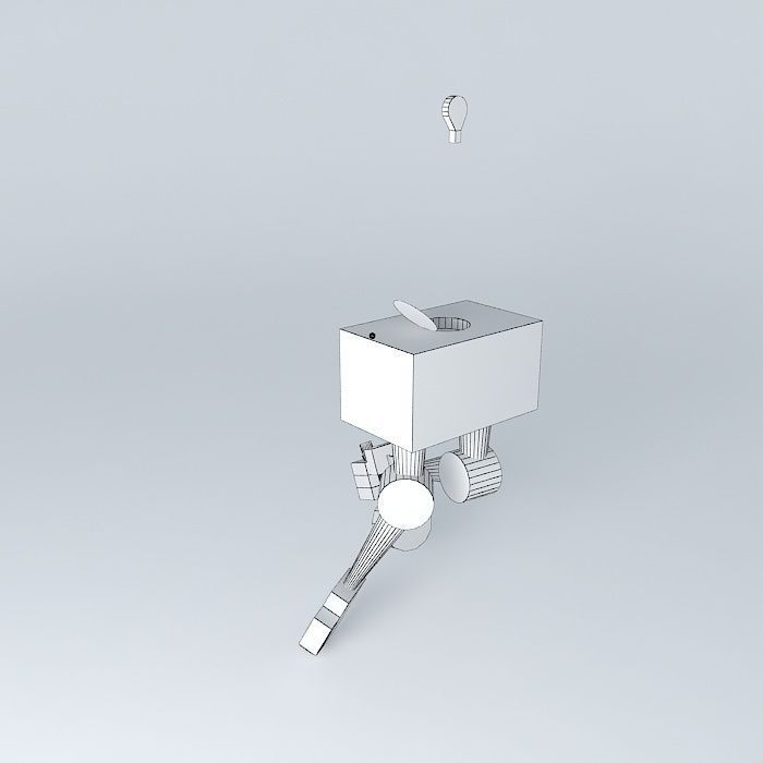 Robotic Scientist Free 3D model_4