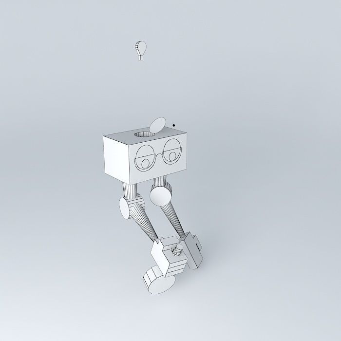 Robotic Scientist Free 3D model_3