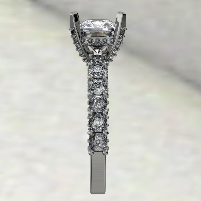 Fantasy ring U-set ring 3D print model_2