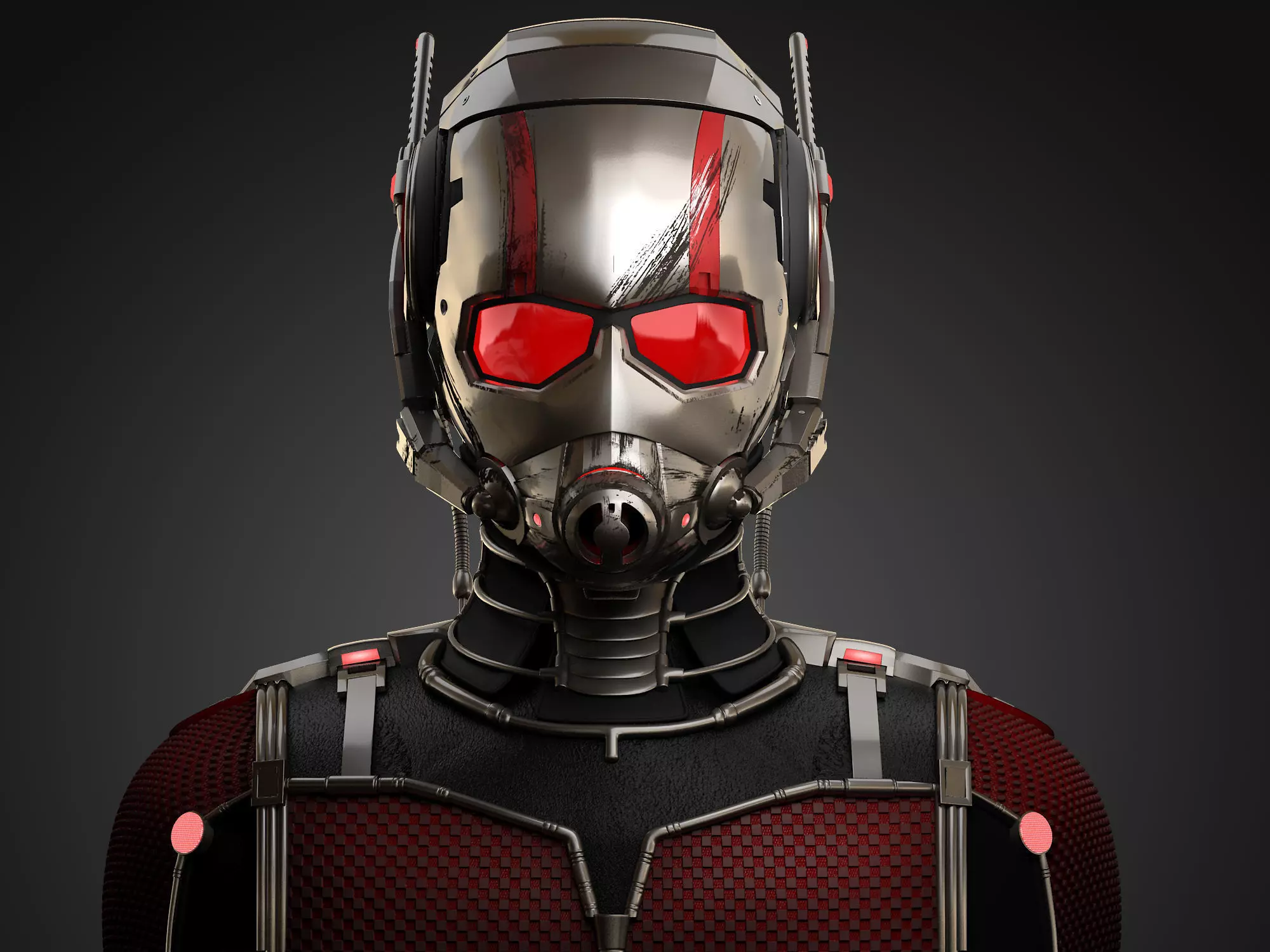 Ant-Man Marvel 2015 Low-poly 3D model_0