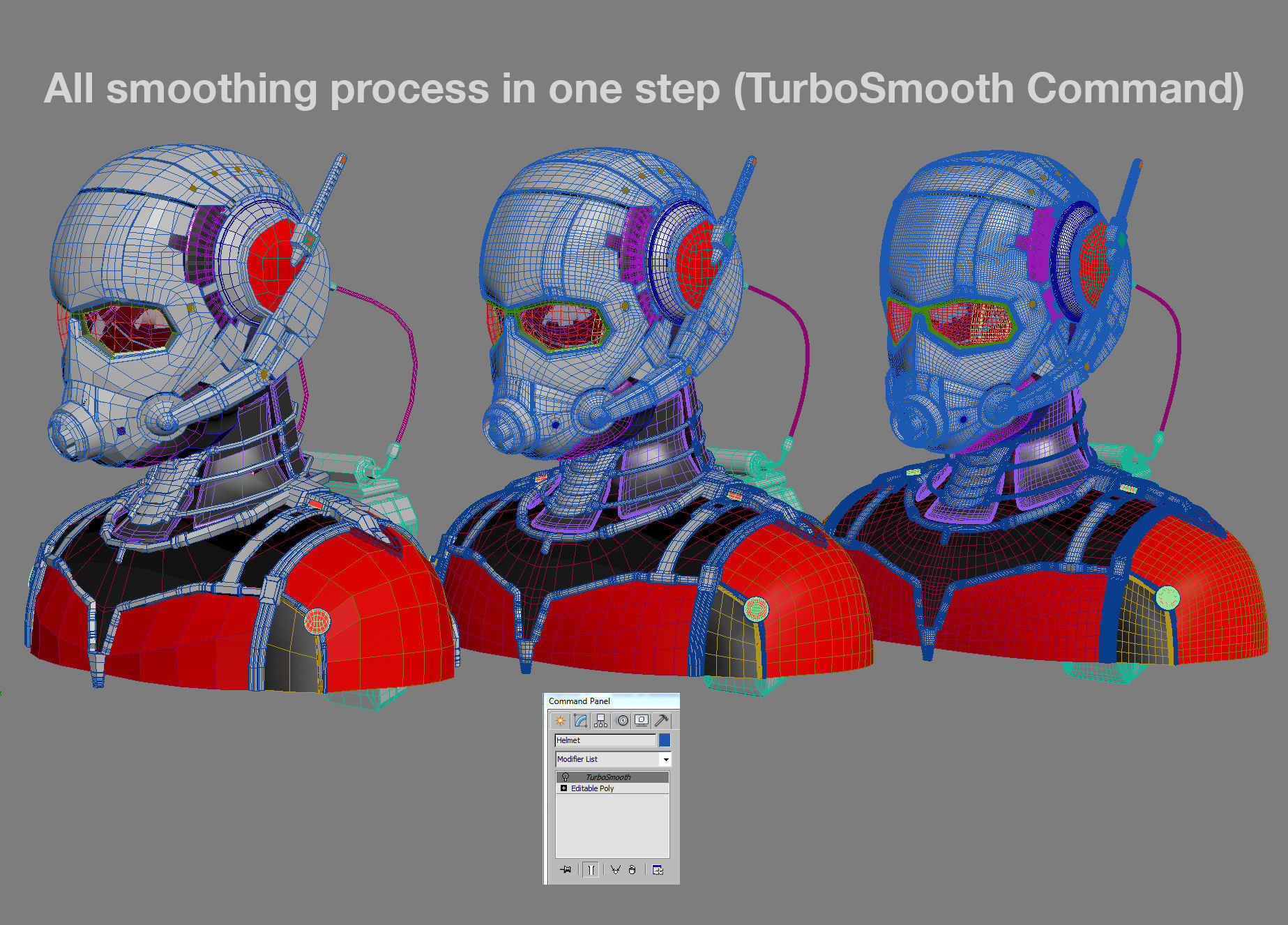 Ant-Man Marvel 2015 Low-poly 3D model_5