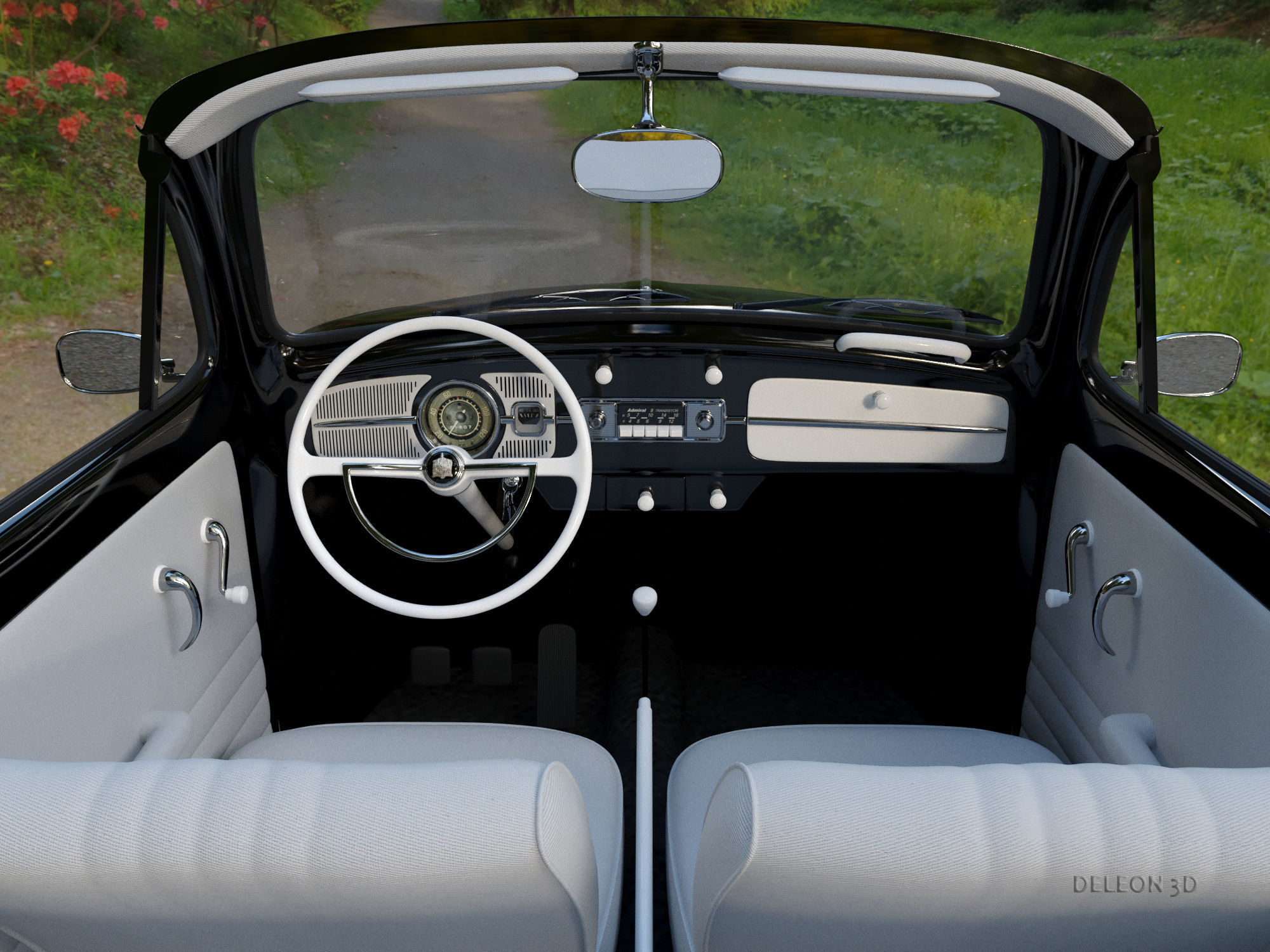 Volkswagen Beetle Convertible 3D model_7