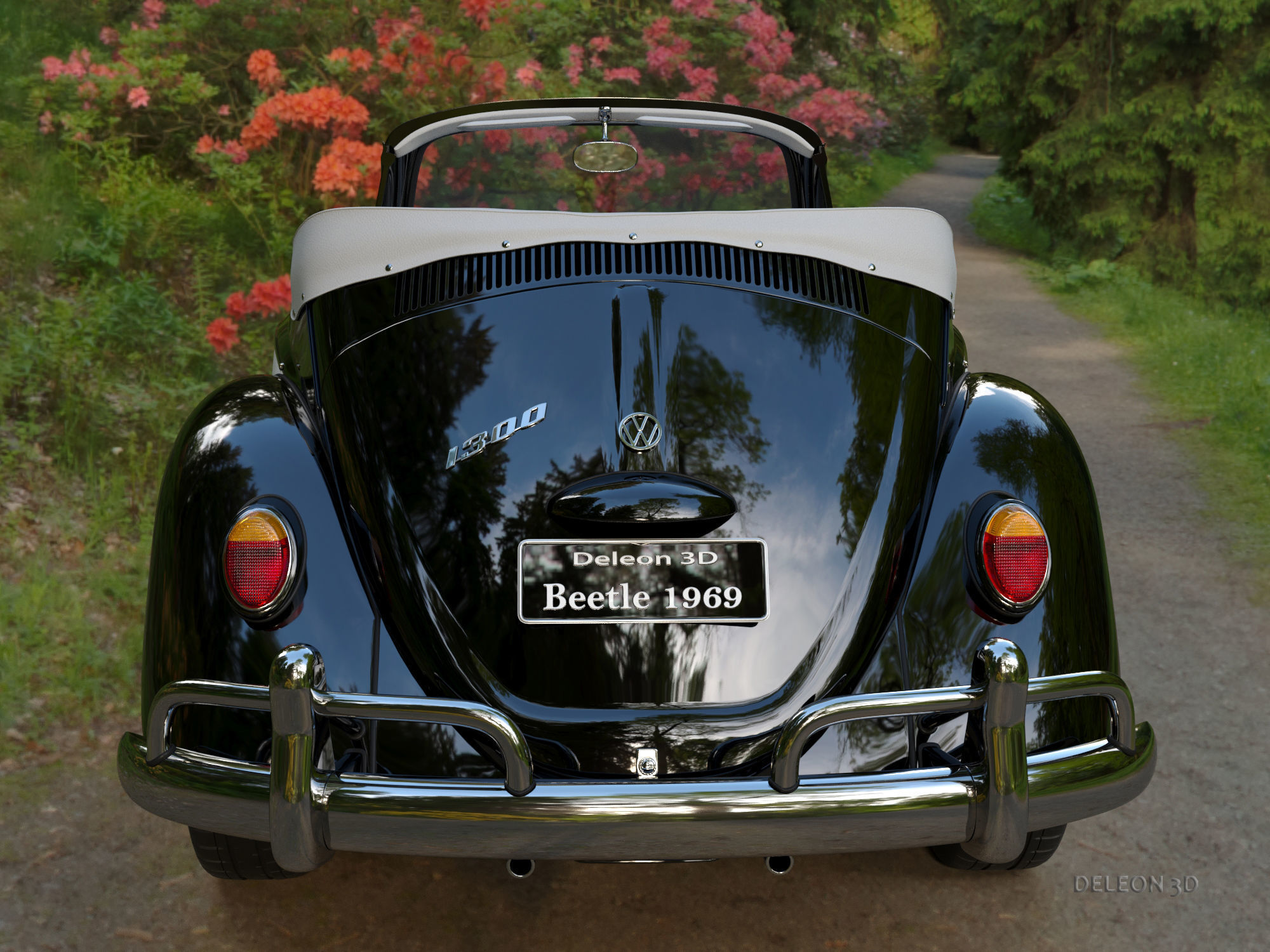 Volkswagen Beetle Convertible 3D model_6