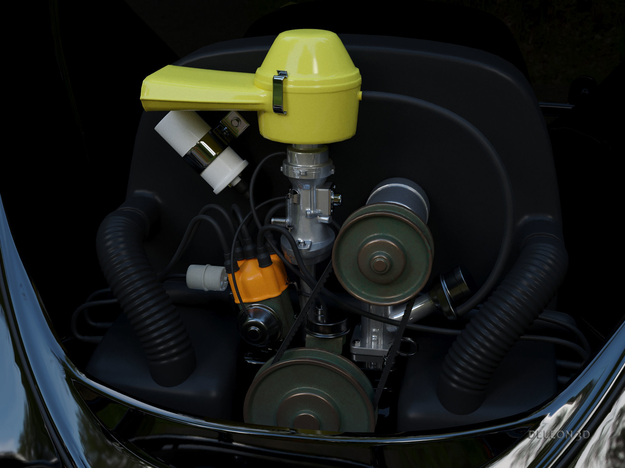 Volkswagen Beetle Convertible 3D model_13