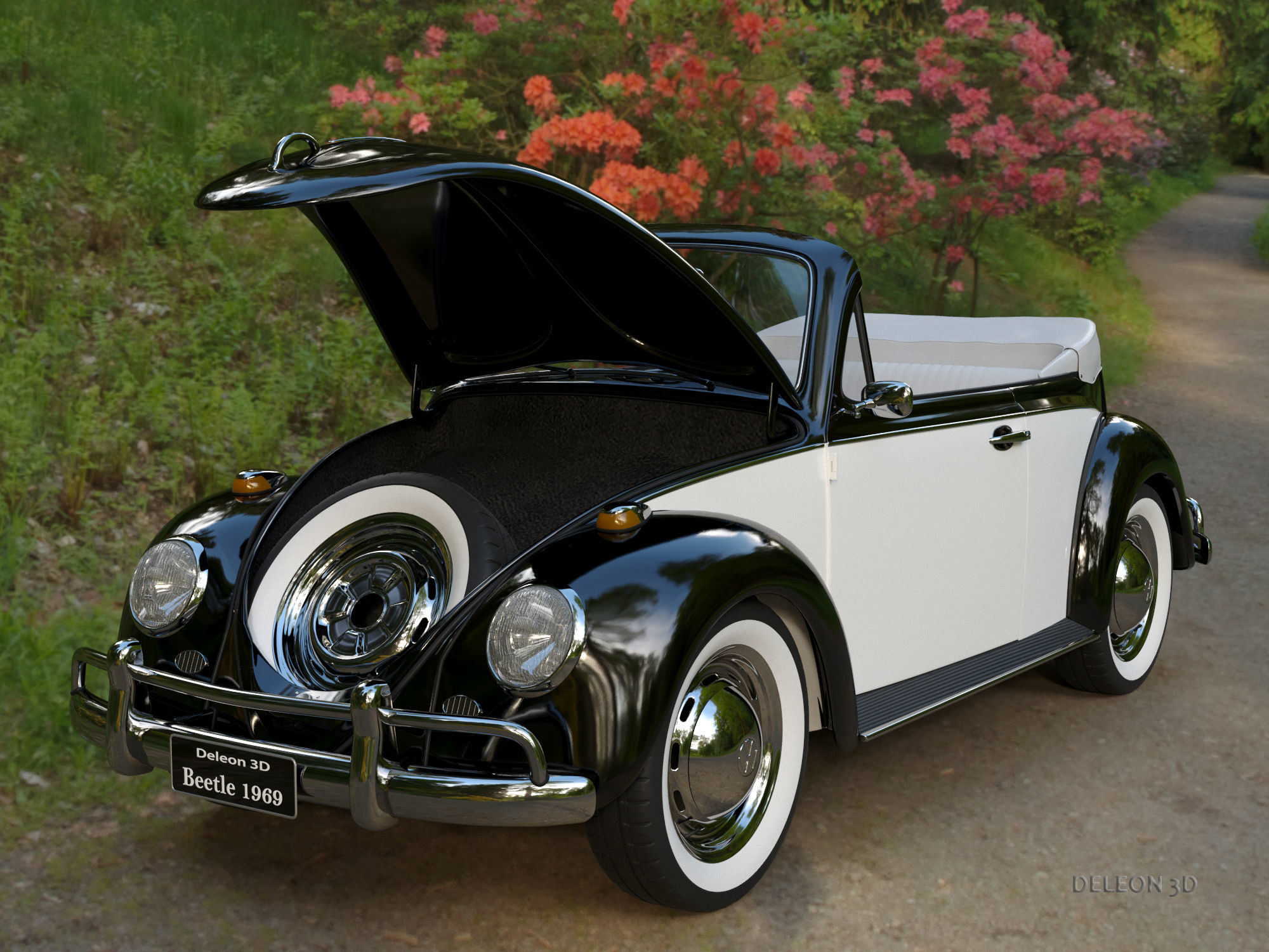 Volkswagen Beetle Convertible 3D model_10