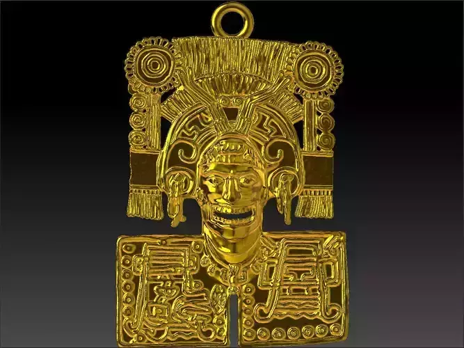PENDANT PECTORAL PREHISPANICO MEXICANO