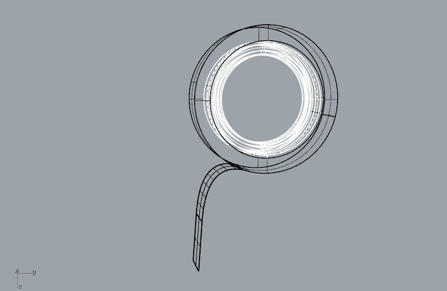 Round scotch tape 3D model 3D print model_32