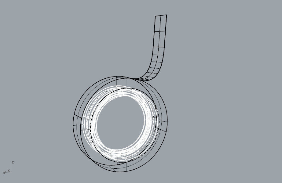 Round scotch tape 3D model 3D print model_27