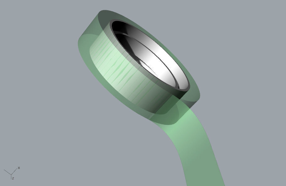 Round scotch tape 3D model 3D print model_2