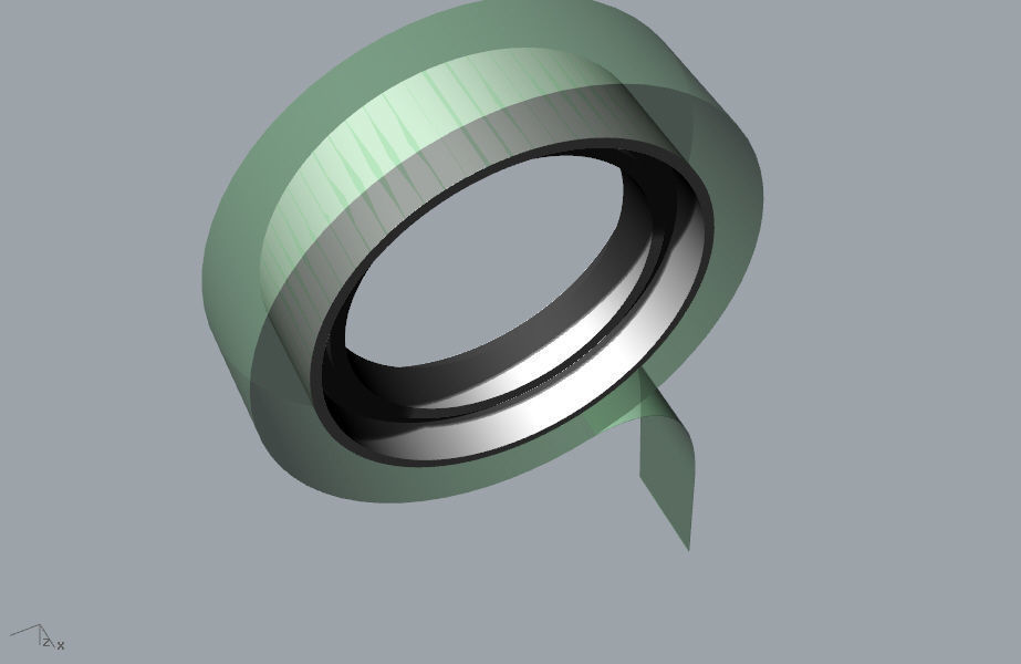 Round scotch tape 3D model 3D print model_5