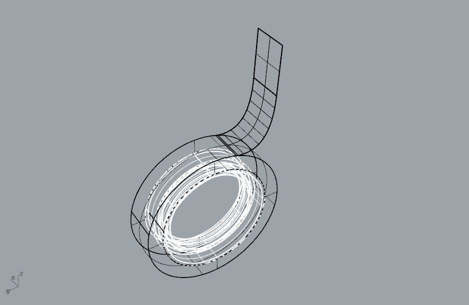 Round scotch tape 3D model 3D print model_29
