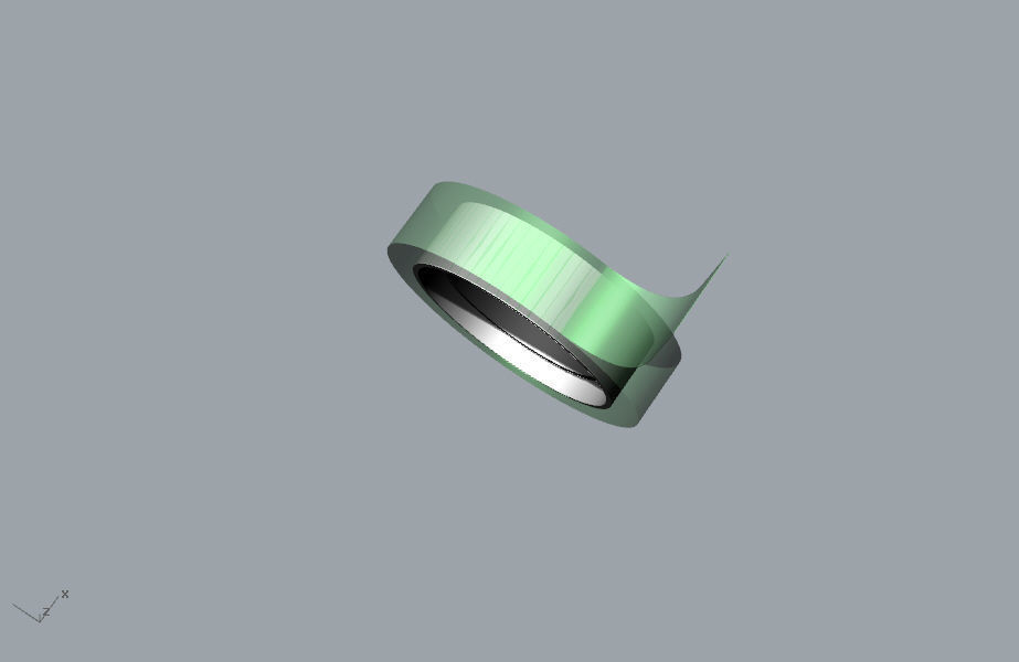 Round scotch tape 3D model 3D print model_1