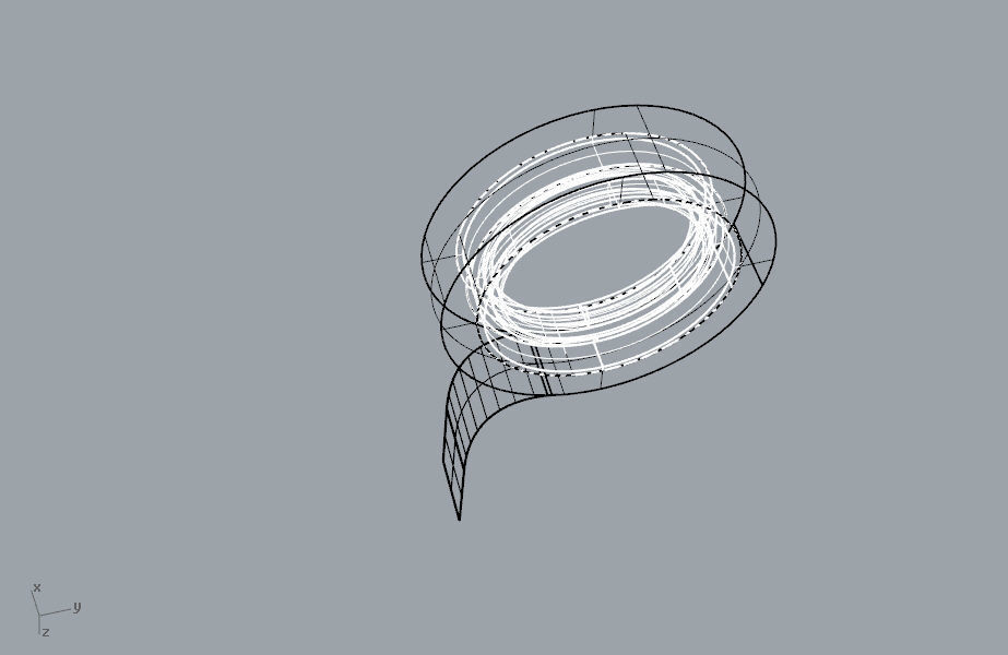 Round scotch tape 3D model 3D print model_33