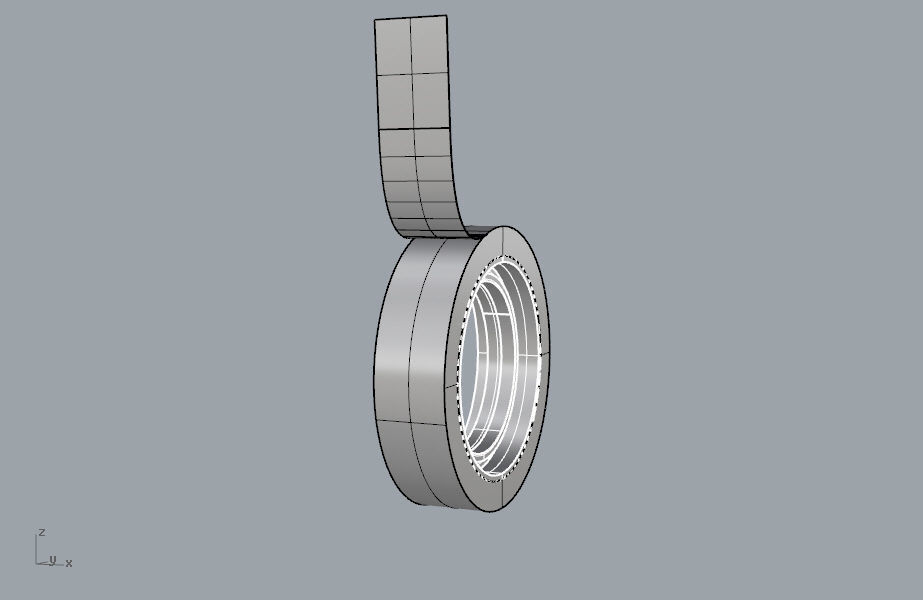 Round scotch tape 3D model 3D print model_18