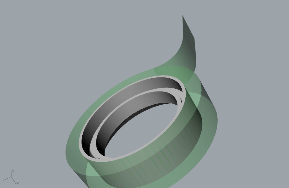 Round scotch tape 3D model 3D print model_7