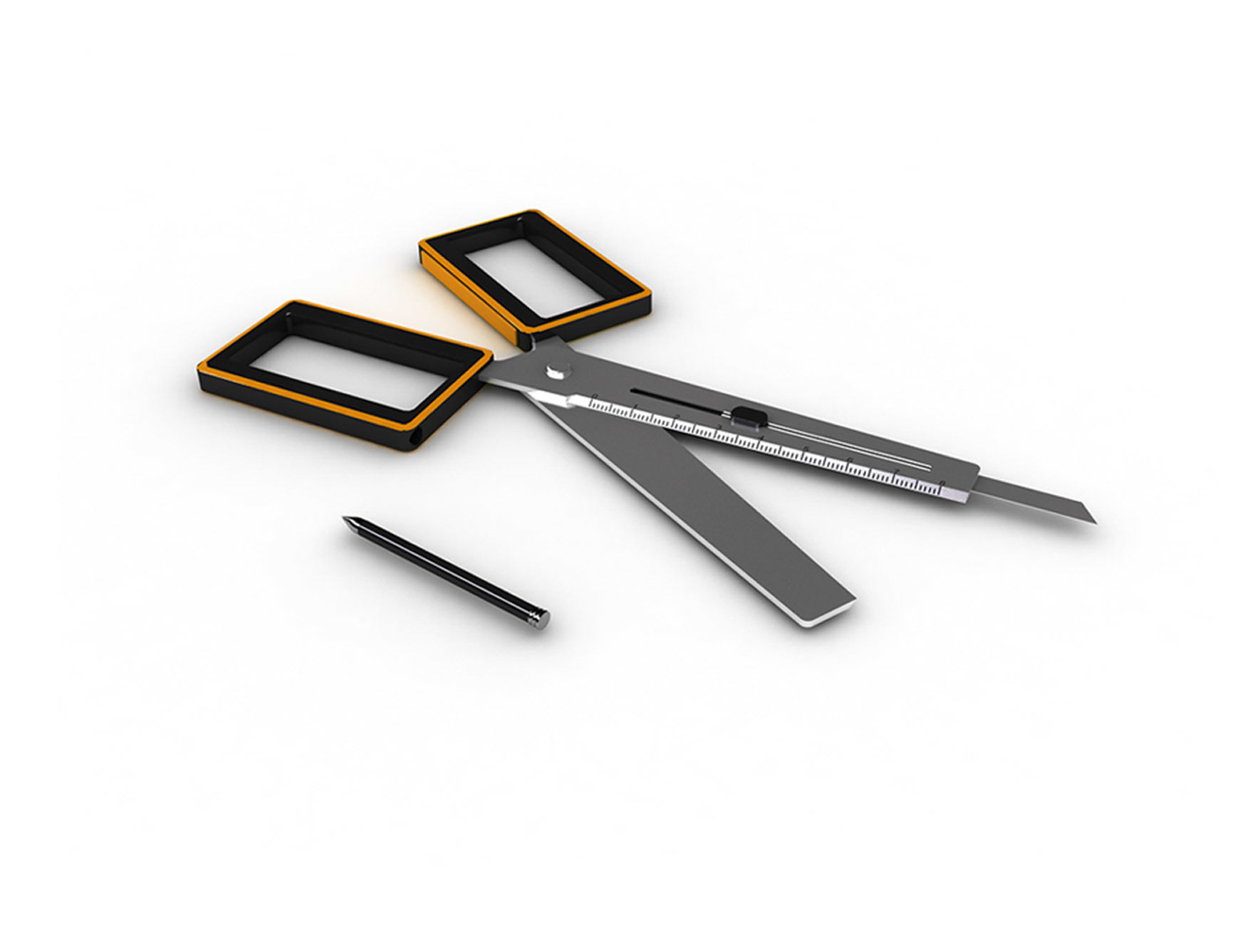 Multifunctional creative scissors 3D model 3D print model_4