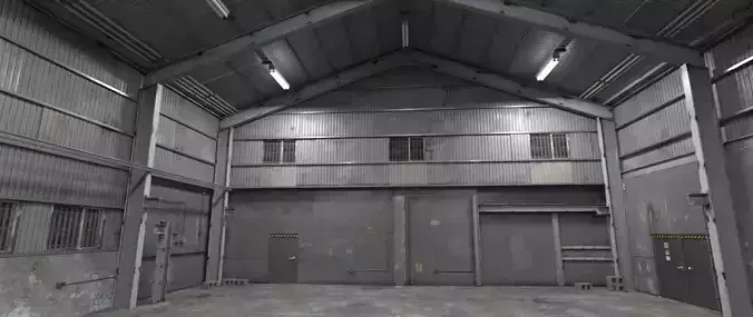 Industrial Warehouse 3D model