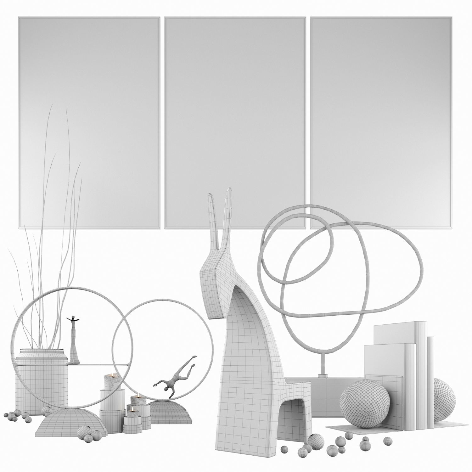 Worlds Away Decoration set 01 3D model_2