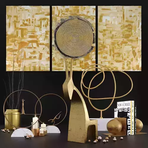 Worlds Away Decoration set 01 3D model