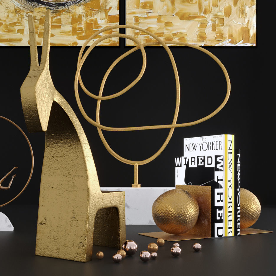 Worlds Away Decoration set 01 3D model_3