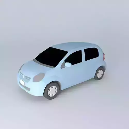 2010 Toyota Passo Low Poly