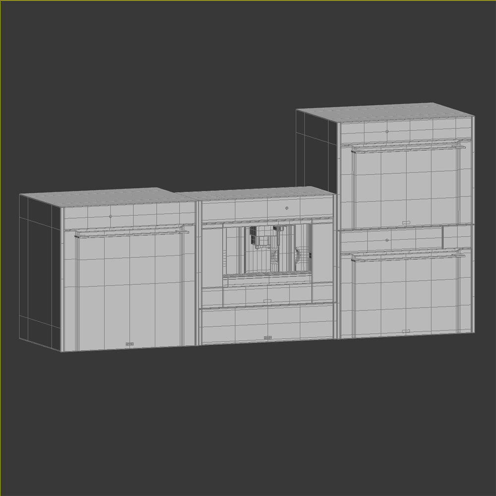 Frames by Franke Oven set 3D model_5