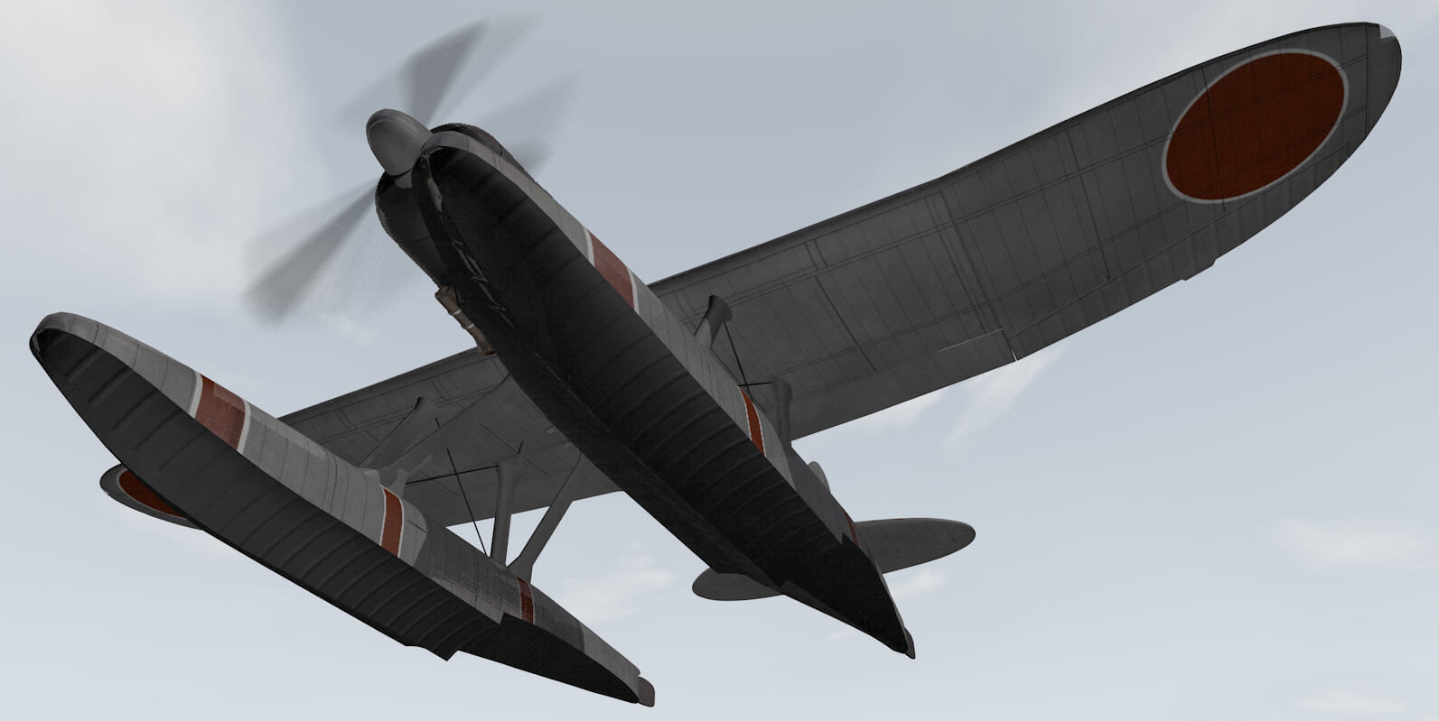 Aichi E13A1 Jaka - aka Jake 3D model_5