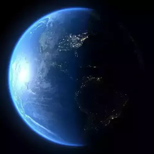 Earth in September 3D model