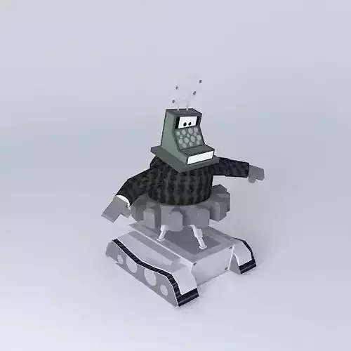 Toontown Cashbot CFO Free 3D model