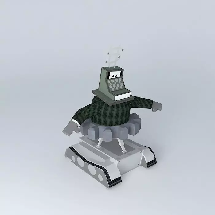 Toontown Cashbot CFO Free 3D model_0