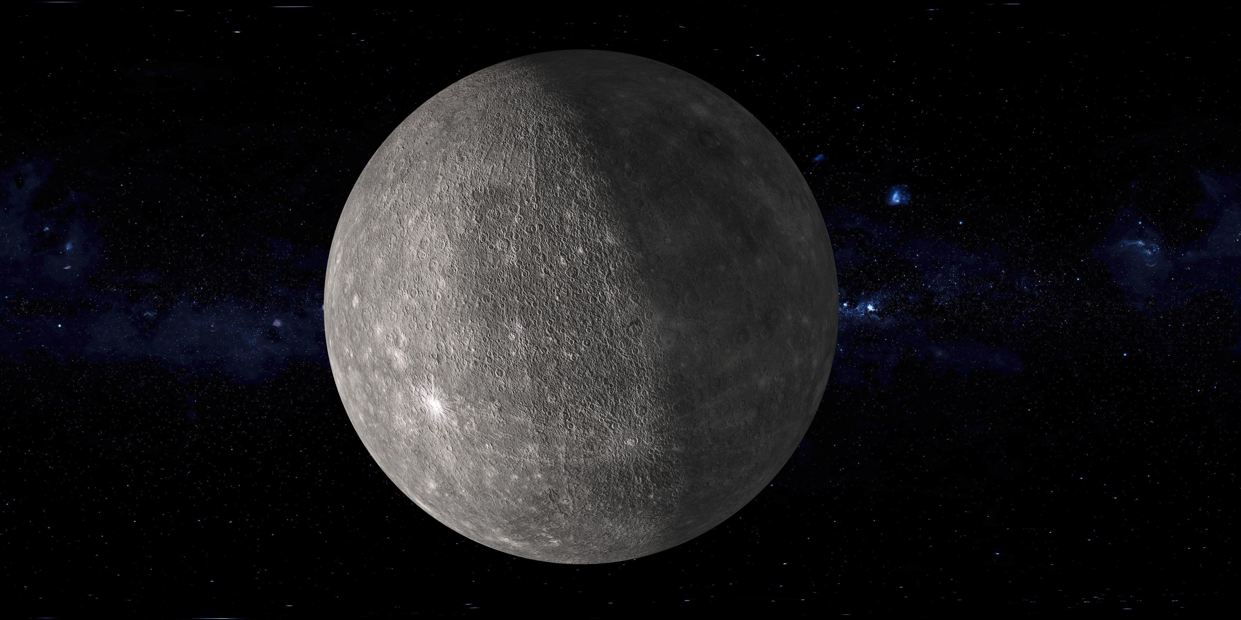 Mercury Low-poly 3D model_1